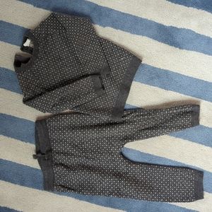 H&M baby knitted wool set - grey, charcoal and white, 12-18Mz EU 86